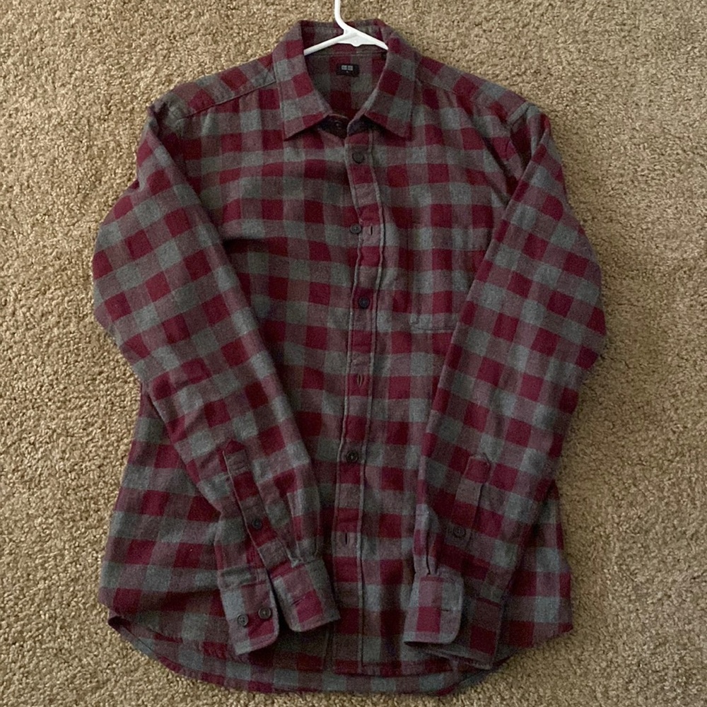 Mens Uniqlo Causal Button Down